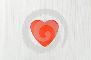 Big red heart. Valentine's Day.