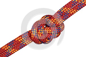 Big red rope knot