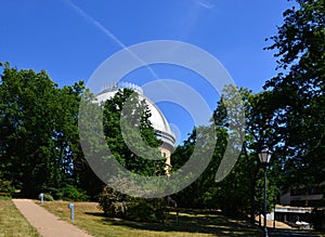 Big Refractor in Science Park Albert Einstein on the Hill Telegrafenberg in Potsdam, Brandenburg