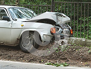 Big retro oldtimer old car