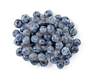 Big ripe blueberries