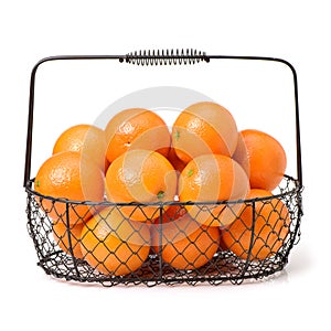 big ripe juicy oranges