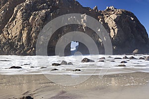 Big Rock at Pfieffer Beach