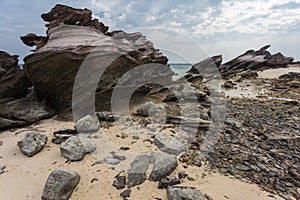 Big rocks on island, Phuket, Thailand.