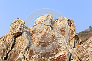 Big rocks at Mulakandha Kuti