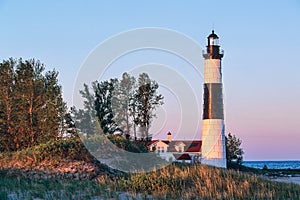 Big Sable Lighthouse, Ludington State Park Lake Michigan