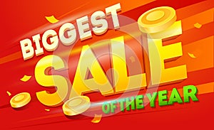 Big sale banner. Sale and discounts vector illustration. Sale Background for your business Promotion.