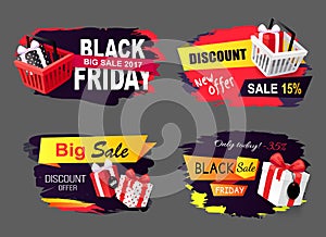 Big Sale of Black Friday Holiday, Autumnal Sellout