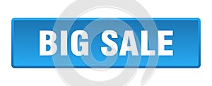 big sale button. big sale square isolated push button.