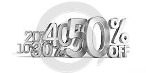 Big sale, clearance - metallic text