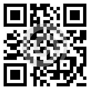 Big Sale data in qr code. (modern bar code). EPS 8