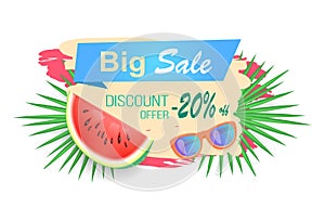 Big Sale Discounts Banner Vector Illustration