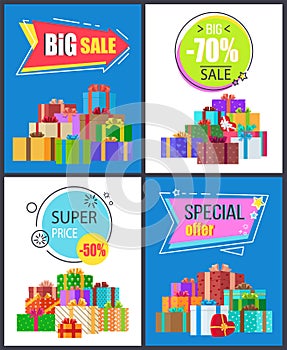 Big Sale Special Offer Best Prices Discount Labels