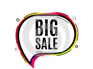 Big Sale. Special offer price sign. Vector