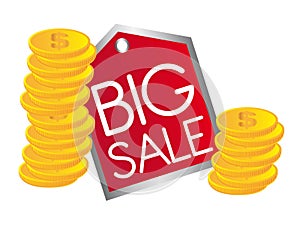 Big sale text