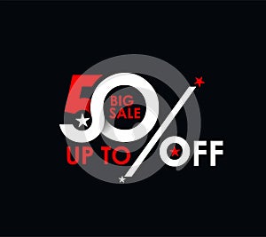 50% big sale upto off discount design