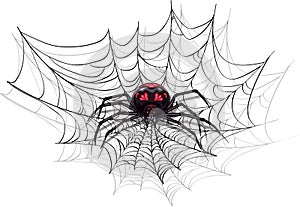 Big scary spider for Halloween design