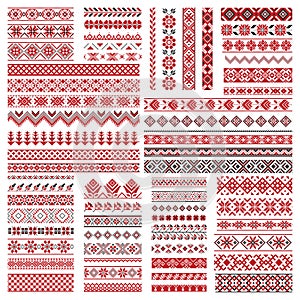 Big set of embroidery patterns