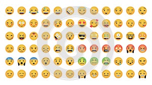 Big set of emoticon vector