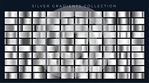 Big set of silver or platinum gradients