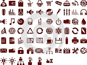 Big set of web icons
