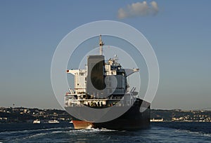 Big ship on Bosphorus, Istanbul