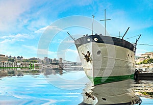 Big ship in Budapest