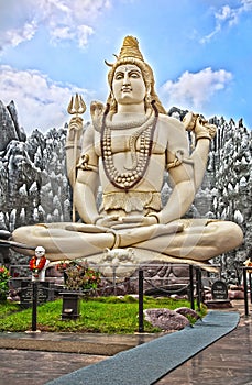 Big Shiva statue in Bangalore photo