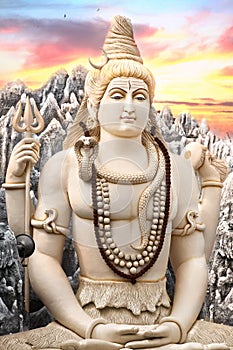 Big Shiva statue in Bangalore photo