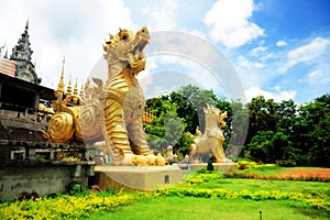 Ã Â¸ÂºBig Singhas at Mongkolkiri Samukkeedhama Temple photo