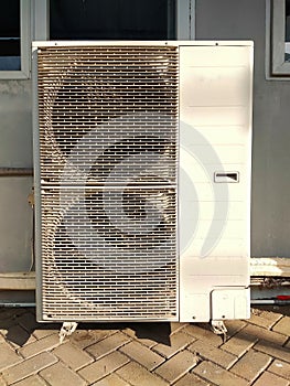 A big size Air Conditioner outdoor blower