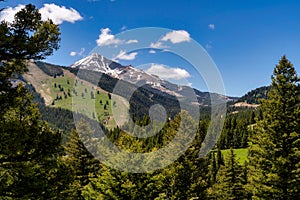 Lone Mountain at Big Sky, Montana photo