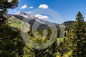 Lone Mountain at Big Sky, Montana photo