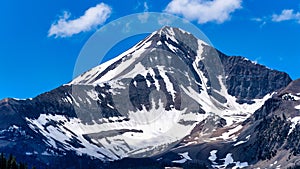 Lone Mountain at Big Sky, Montana photo