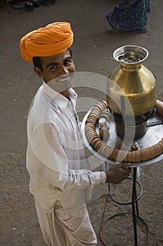 Big Smile from the Tea Wallah