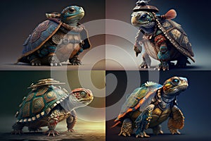 Big Smiled Turtle: Ultra-detailed in Unreal Engine 5