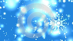 Big snowflake eight and six star six branch short thorn wing falling with ice dust snow