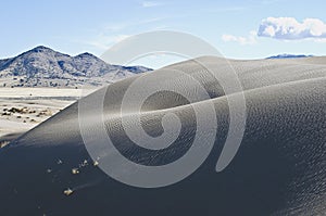 The big soft sand dune in the great basin