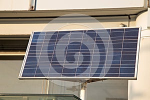 Big solar panel close-up