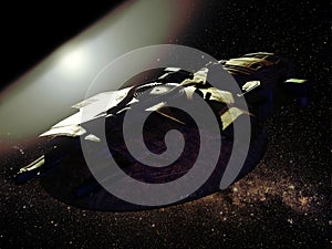 Mothership on orbit photo