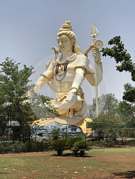 Big statue of lord shiv shankara