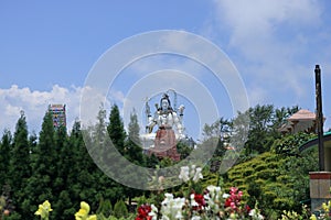 Big statue of Lord Shiva in  Char dham