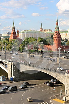 Big Stone Bridge, Grand Kremlin Palace, Towers of Kremlin