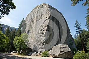 Big stone granite rock boulder photo