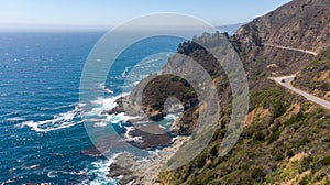 Big Sur, California from above