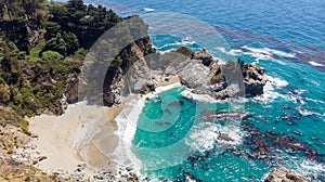 Big Sur, California from above