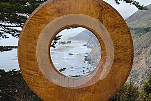 Ragged Point, view of Highway One