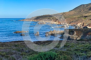 Big Sur, California USA. Coastline