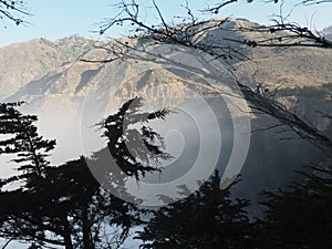 Big Sur coastline on Pacific Ocean