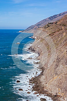 Big Sur Coastline View in California USA